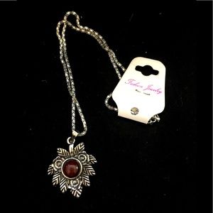 6/$25-Fashion Jewelry- Gemstone Necklace